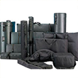 Exhibtion display bags & cases & graphic holders